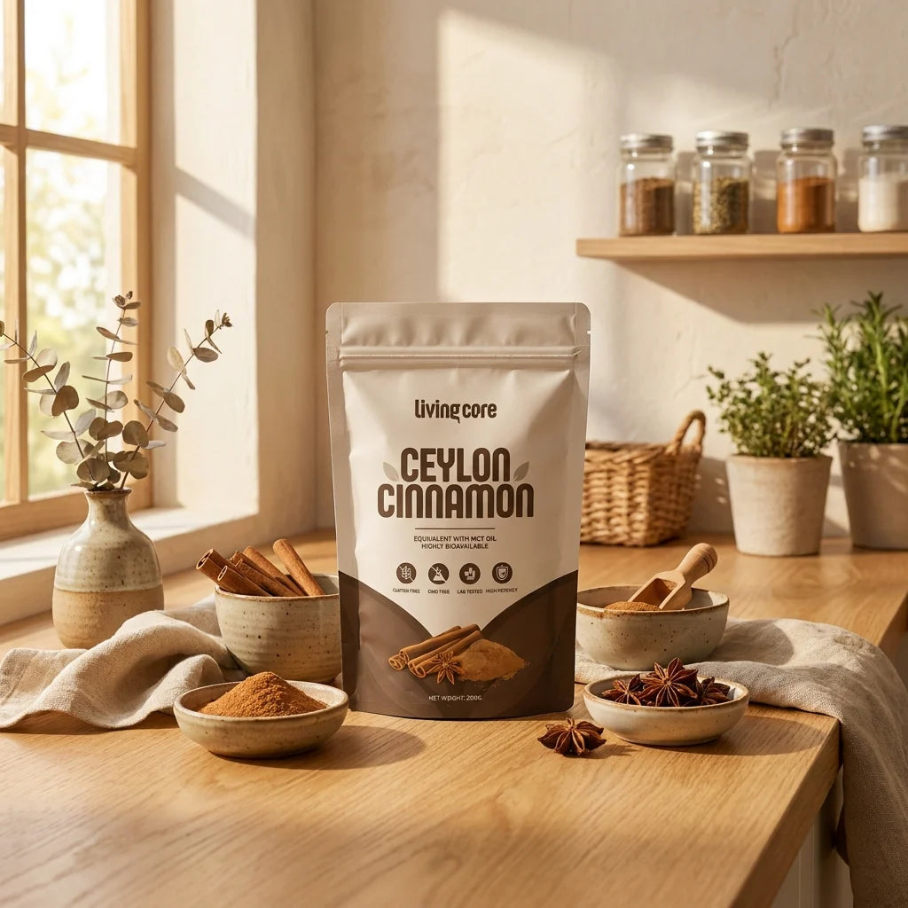LivingCore® Canela de Ceilán Orgánica en Polvo