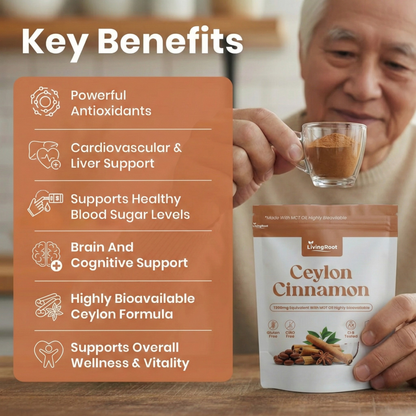 LivingRoot Organic Ceylon Cinnamon Powder